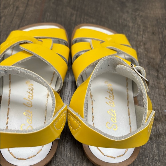 Kids Yellow Saltwater Original Sandals - Picture 2 of 3